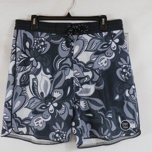 Men's Drift the & Seas Swim Trunks Size 34